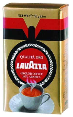 Кава мелена Qualita Oro, 250 г, "Lavazza", пакет