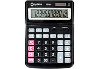 Калькулятор настільний Optima, 12 розрядів, розмір 230*165*45 мм