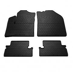 Гумові килимки Premium без запаху гуми Stingray для Ford Connect 2002-2006 рр. (2 шт)