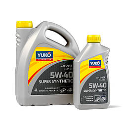 Масло YUKO SUPER SYNTHETIC 5W-40 SAE API SN/CF 1л