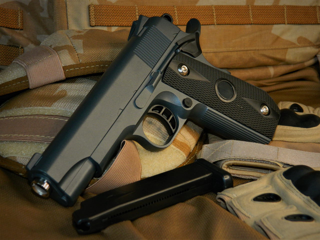 Металевий Пістолет іграшковий Vigor (Smith&Wesson SW1911) на пластикових кульках ТОПова модель