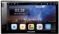 Магнитола 2DIN Andr 7.1 Cyclone FM/USB/microSD/AUX/MP5/AVI/сенсор/экран 7"/Wi-Fi/BT/MirrorLink/GPS