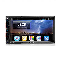 Магнитола 2DIN Andr 7.1 Cyclone FM/USB/microSD/AUX/MP5/AVI/сенсор/экран 7"/Wi-Fi/BT/MirrorLink/GPS