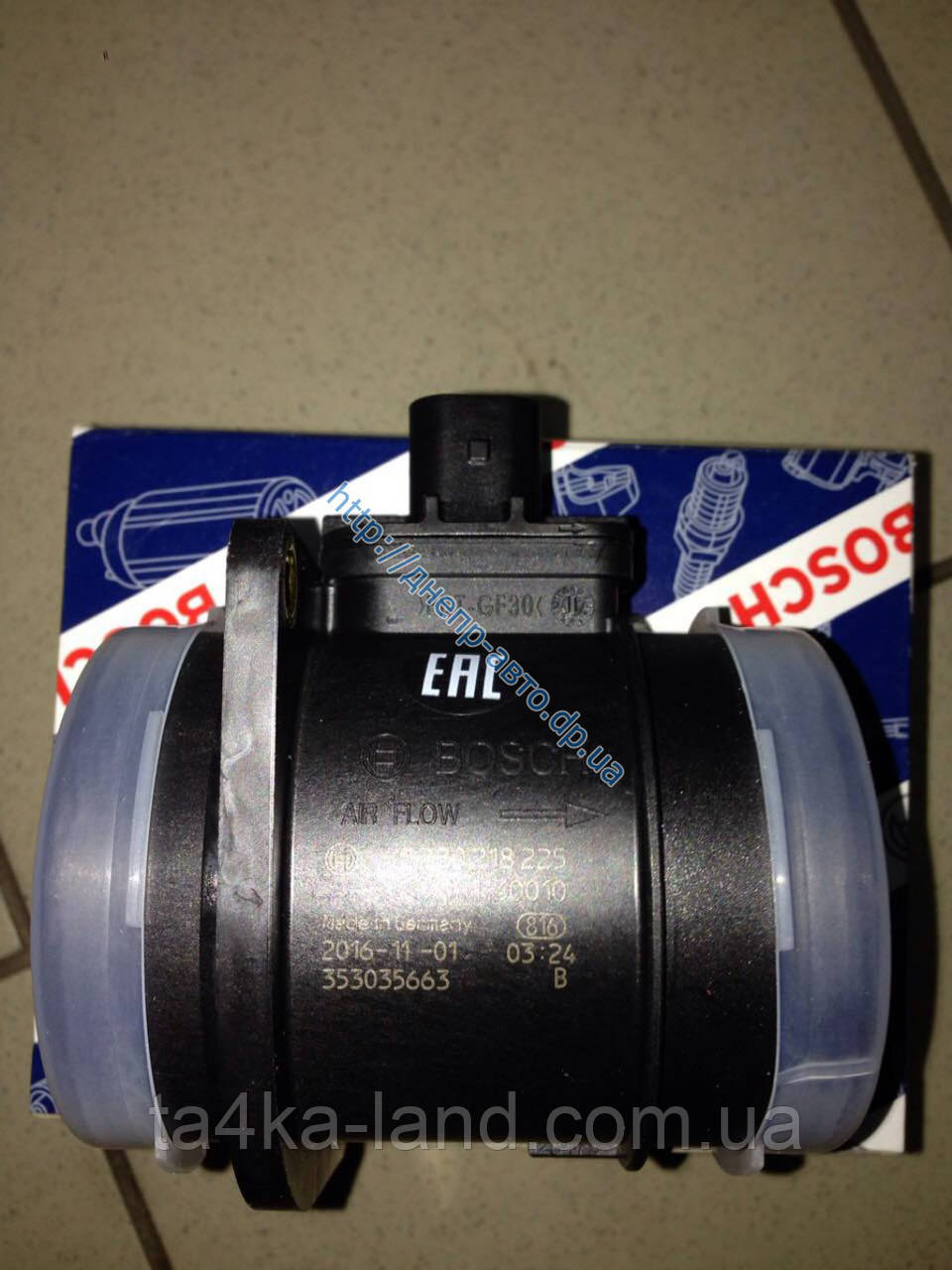 Датчик массового расхода воздуха приора ваз 2170 (225) BOSCH Е-газ 2170 ...