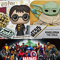 Іграшки Зоряні Війни, малюк Йоду, Гаррі Поттер, Людина Павук і інші герої Марвел