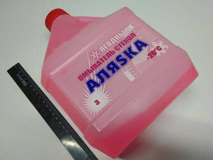 Очисник, омивач скла зимовий Аляска -20 3 л. Ягідний (4 шт.)