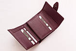 Жіночий шкіряний гаманець Grande фіолетовий 2633-murdum, фото 5
