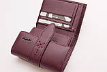 Жіночий шкіряний гаманець Grande фіолетовий 2633-murdum, фото 6