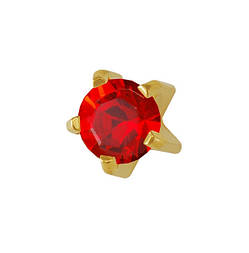 Сережки для вух Studex R107 крапан липень-рубін