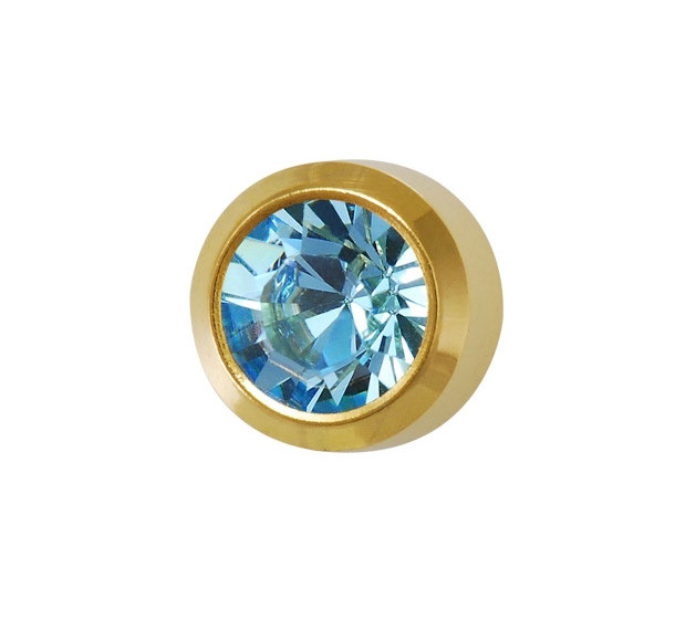 Сережки для вух Studex R203 завальцовані березень-аквамарин