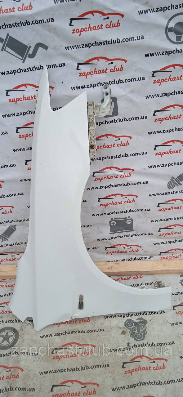 Крило переднє праве колір білий (уцінка) 5220C528 9916929 Lancer X Mitsubishi, фото 1