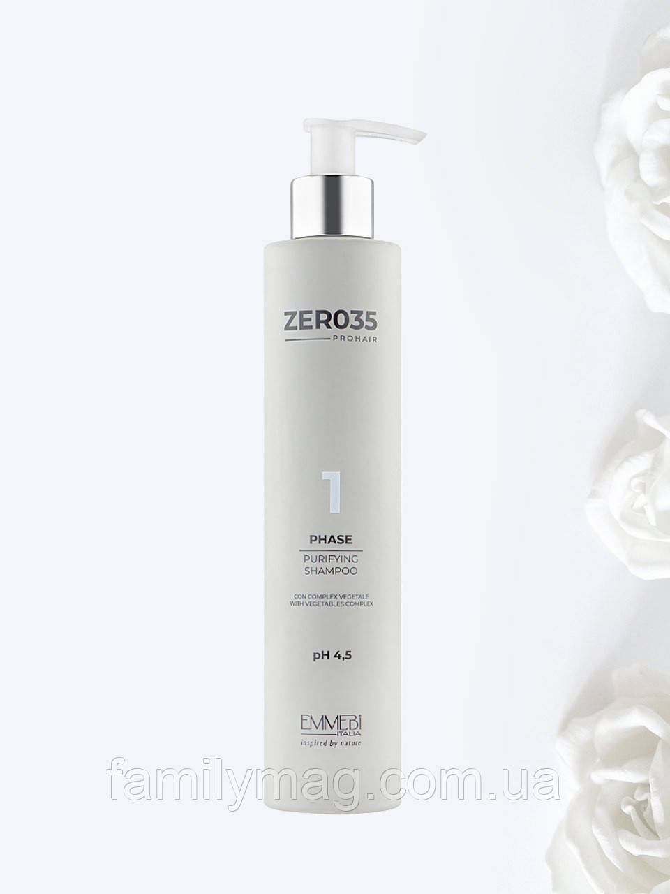 Шампунь безсульфатний для фарбованого волосся (Фаза 1) Zer035 Phase 1 Pro Hair New Purifying Emmebi Italia 250 мл