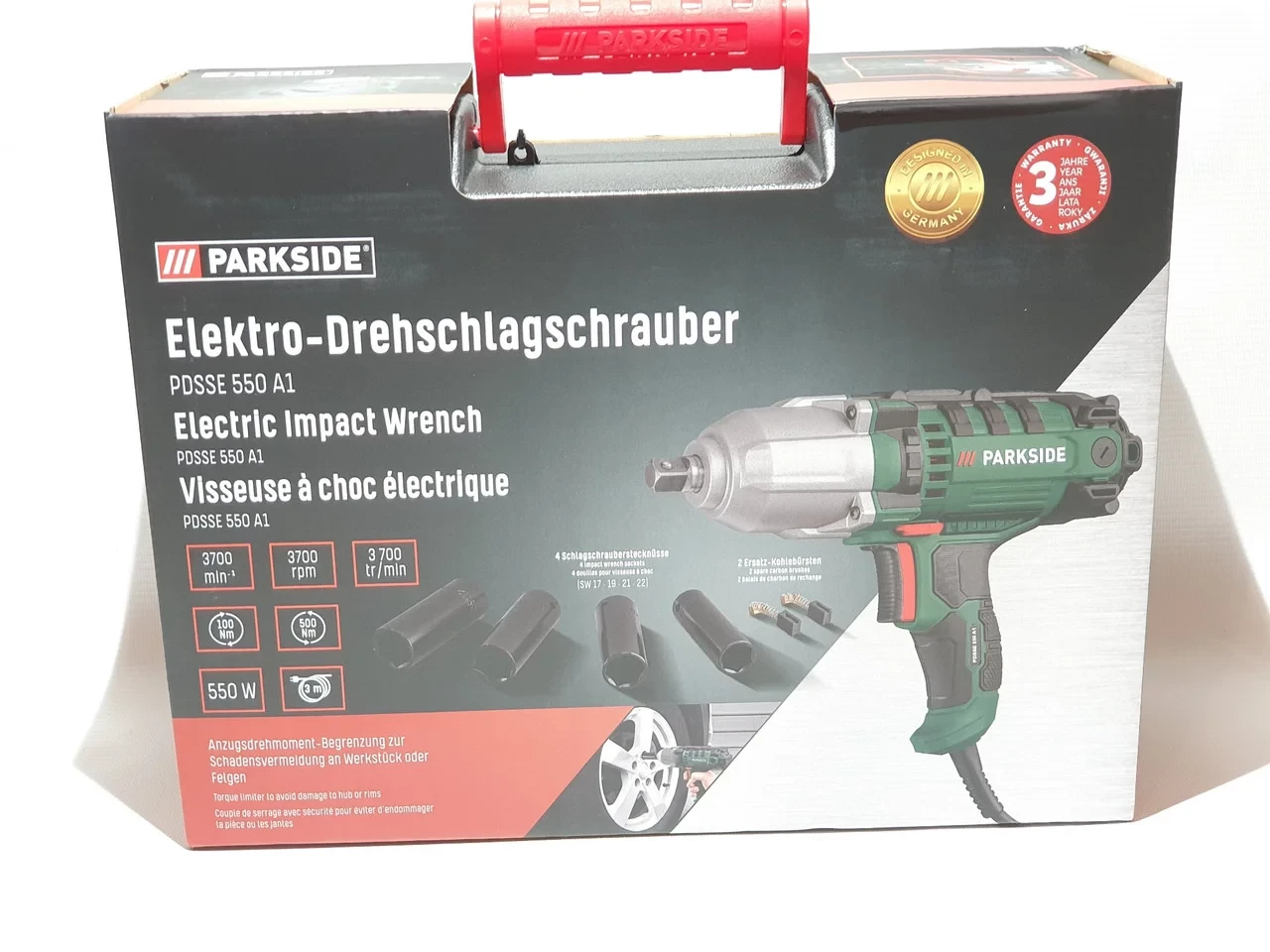 Гайковерт електричний PARKSIDE PDSSE 550 A1 (ID#1508258050), цена: 3599 ₴,  купить на