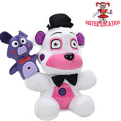 М'яка іграшка Фантайм Фредді та Бон-Бон П'ять ночей з Фредді Sister Location FUNTIME FREDDY 20 см FNAF48-69