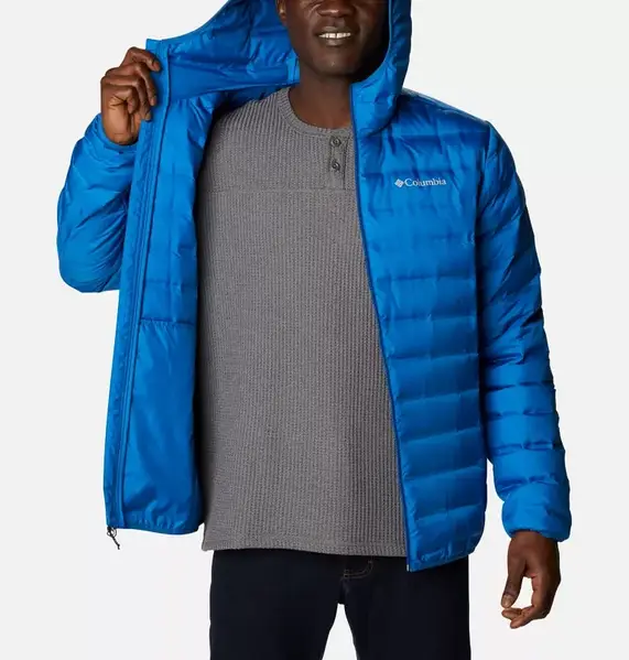 Columbia Men s Lake 22 Down Hooded Jacket XL BE in TREND 1508266610