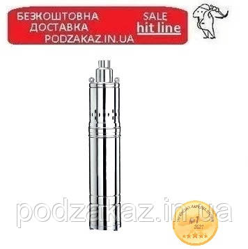 Насос шнековий 0.37кВт H 95(48)м Q 30 (20) л/хв Ø 96 мм 10 м кабелю WETRON (4QGDMM1.2-50-0.37) (778231)