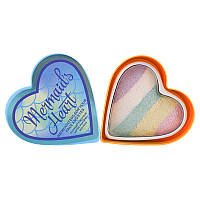 Хайлайтер запеченый для макияжа Mermaid's Heart Highlighters For Your (сердечко) (10 мл)