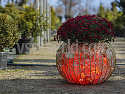 Габіонна ваза-кашпо. Діаметр 700мм.