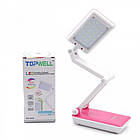 Настільна світлодіодна акумуляторна лампа трансформер TOP WEL 1019, фото 5