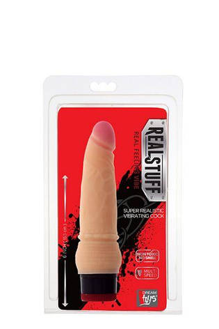 Вибромассажер REALISTX 6INCH VIBRATOR, FLESH, фото 2