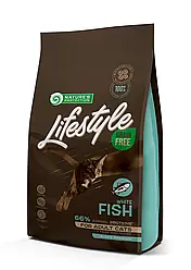 Nature's Protection Lifestyle Grain Free White Fish Adult Cat-Беззерновий корм для дорослих котів (риба) 1.5 кг