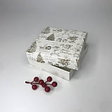 Коробка для сувенірів, 150*150*35 мм, без вікна, "Merry Christmas", фото 2