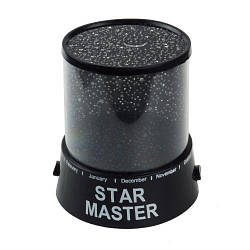 НІЧНИК - ПРОЕКТОР STAR MASTER ВІД USB, чорний