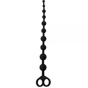 Анальний ланцюжок Black Mont Silicone, фото 2