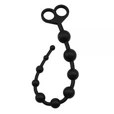 Анальний ланцюжок Black Mont Silicone, фото 3