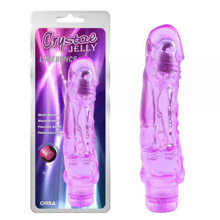 Вібромасажер Crystal Jelly Limerence, Purple, фото 2
