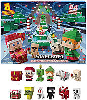 Адвент календар Майнкрафт Minecraft Mini Figures 2021 Advent Calendar, фото 1