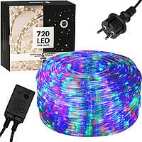 Гирлянда дюралайт уличная (наружная) Springos Rope Lights 30 м 720 LED CL1209 Mix