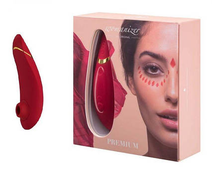 Безконтактний Кліторальний Стимулятор Womanizer Premium, Red, фото 2
