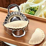 Форма для пельменів/варників з роликовим ножем для тіста з неіржавкої сталі Dumpling Mold (LB-40655), фото 9