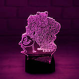 3D світильник з пультом і акумулятором 3D Lamp Корпорація Монстрів (LP-33879), фото 10