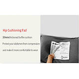 Слінг/елго рюкзак/кенгуру для дітей/хіпсит 3 в 1 для перенесення немовлят від 3.5 до 20 кг Aierbao сірий, фото 6