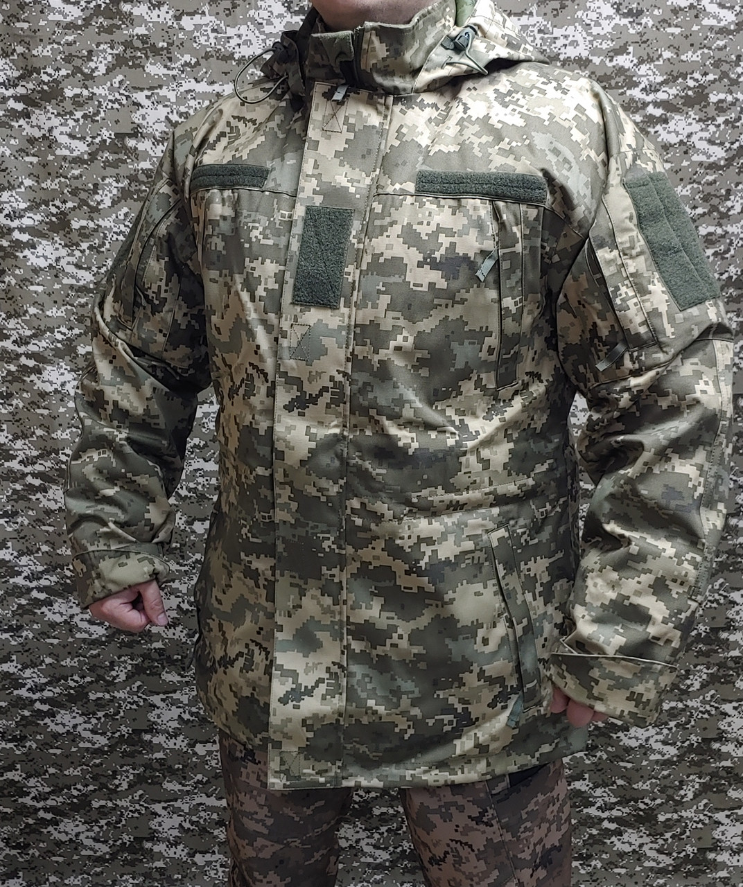 Бушлат Уставной Ветро Влагозащитный для ЗСУ — Купить Недорого на Bigl ...