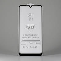 Защитное стекло на Xiaomi Redmi 7 клей по всей поверхности 5D curved