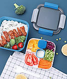 Ланчбокс салатниця OldPAPA Bento 1100 мл синій (LB-31155), фото 10