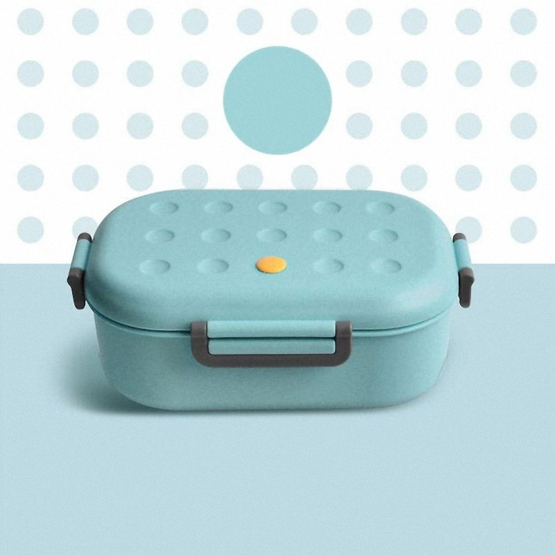Ланчбокс Dots 1000 мл синій (LB-30814)