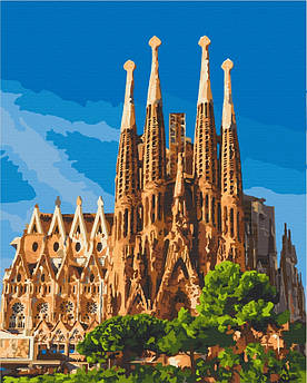 Картина за номерами Саграда. Барселона (Без коробки) ArtCraft 40 х 50 см (11230-AC)