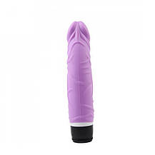 CH34621 силіконовий Вібратор Chisa m mello Thick Realistic Purple, фото 3