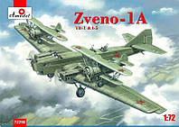 "Звено-1А" ТБ-1 и И-5. Сборная модель самолёта-носителя в масштабе 1/72. AMODEL 72290