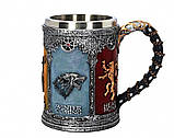 Чашка Гра престолів Герби Королівств BestSeller 550 мл (LB-23968), фото 2