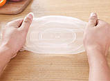 Набір силіконових кришок 6 шт Silicone Stretch Lids прозорі (LB-23120), фото 5