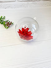 Куля пластикова прозора 10см