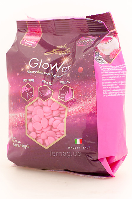 ItalWax Віск плівковий в гранулах Рожева вишня, 400 г