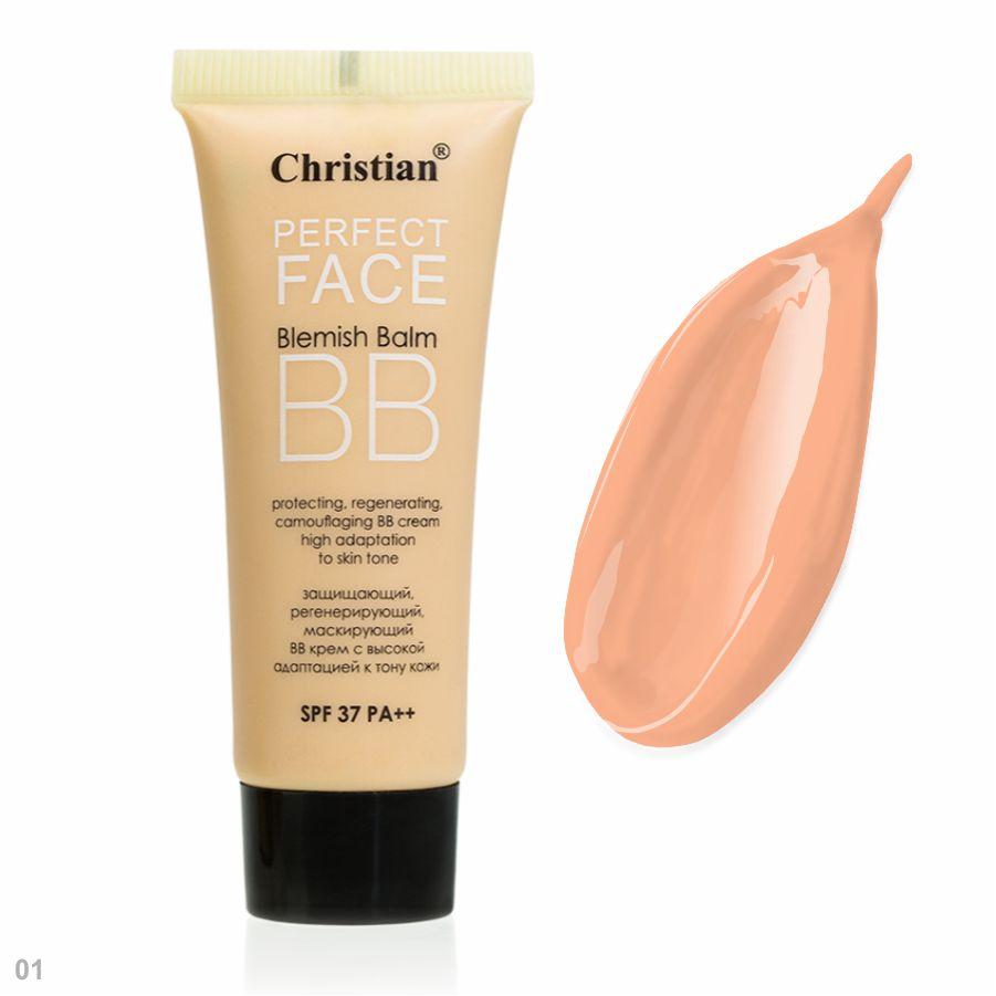 ВВ-крем із високою адаптацією до тону шкіри із комплексом вітамін Christian LF-06 А № 01, фото 1
