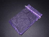 Подарочные мешочки из органзы. Цвет фиолет. 10х15см
