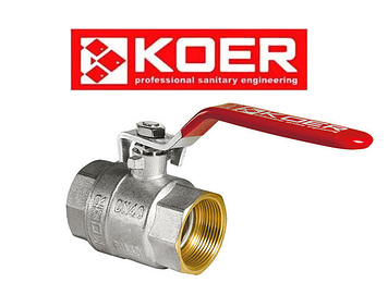 Кран латунний кульовий Koer 1/2" KR.214 ГГР (Чехія)